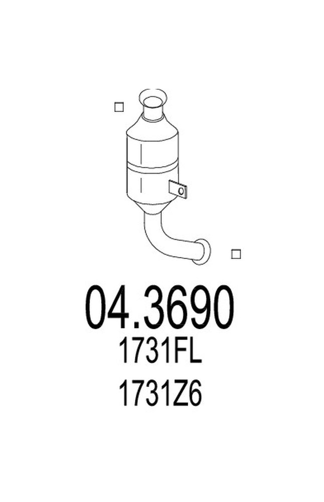 catalizzatore mts 04.3690