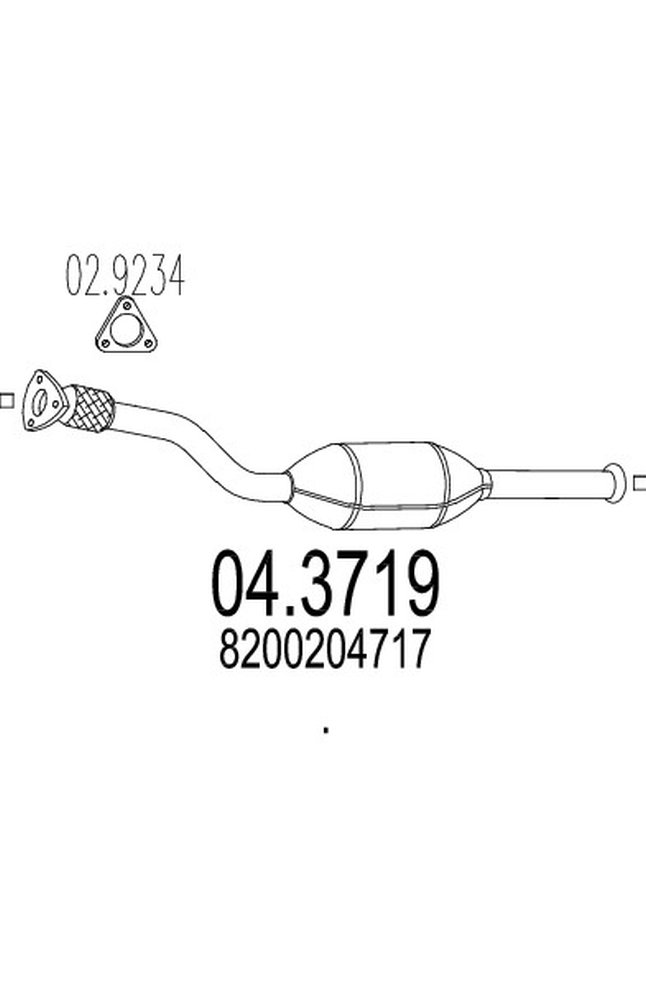 catalizzatore mts 04.3719