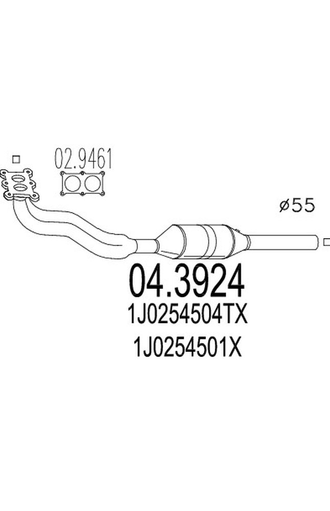 catalizzatore mts 04.3924