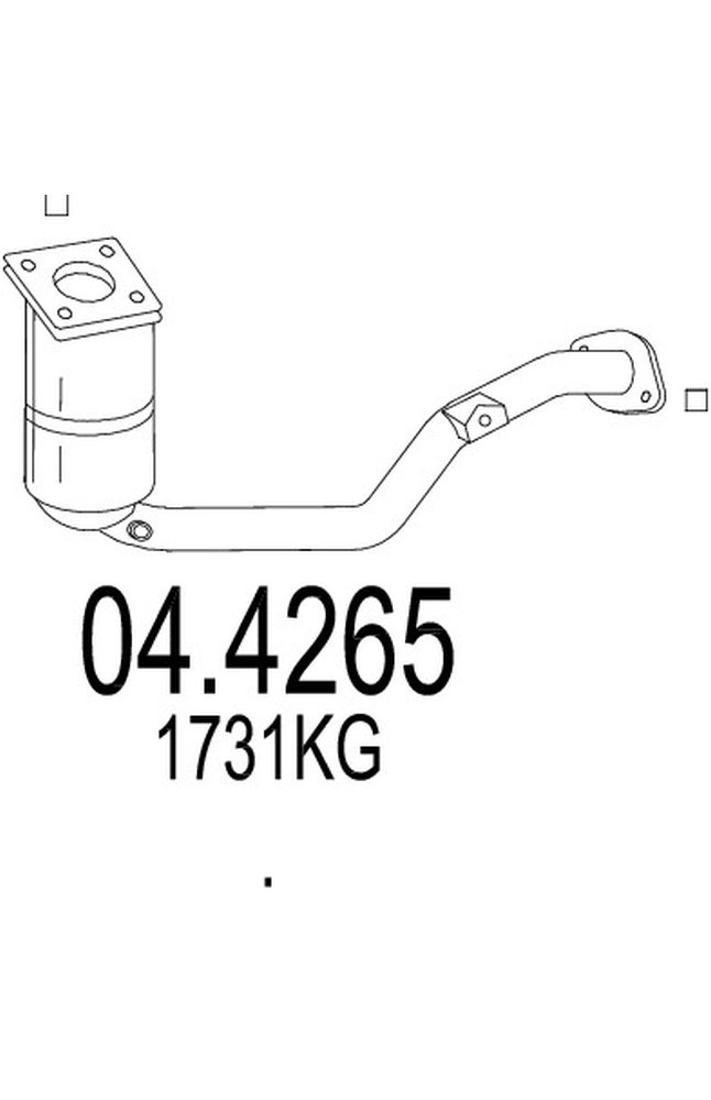 catalizzatore mts 04.4265