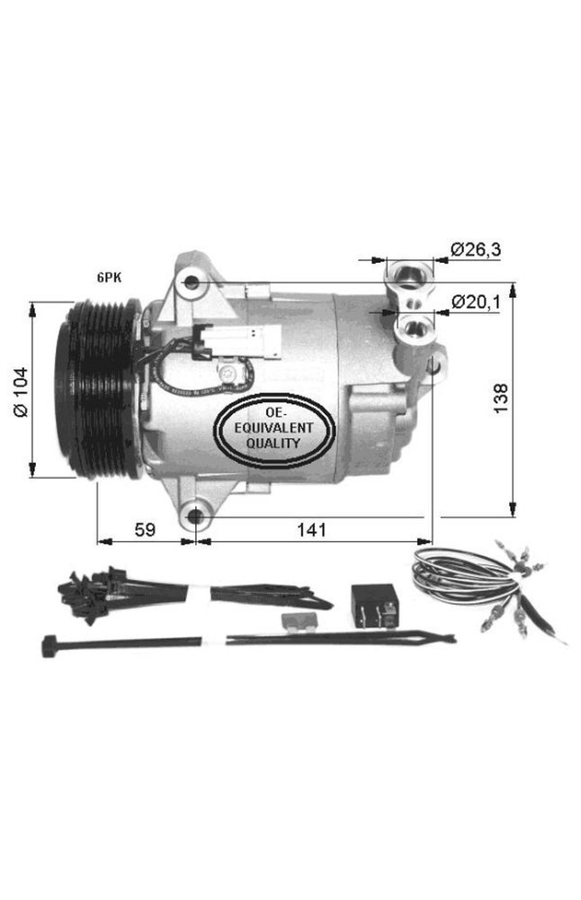 compressore, climatizzatore,nrf