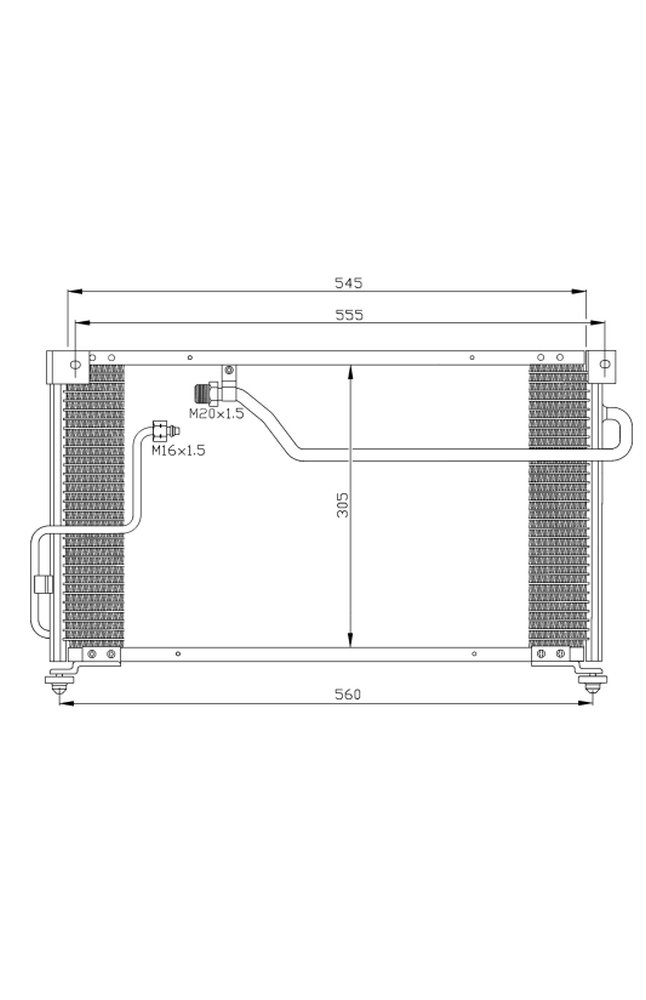 condensatore, climatizzatore nrf 35262