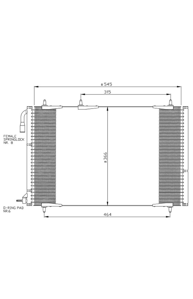 condensatore, climatizzatore,nrf