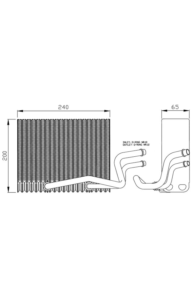 evaporatore, climatizzatore,nrf