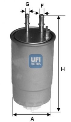 filtro carburante ufi 137-24.one.01
