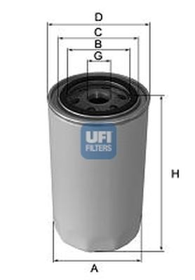 filtro olio ufi 137-23.102.00