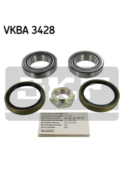 kit cuscinetto ruota skf vkba 3428