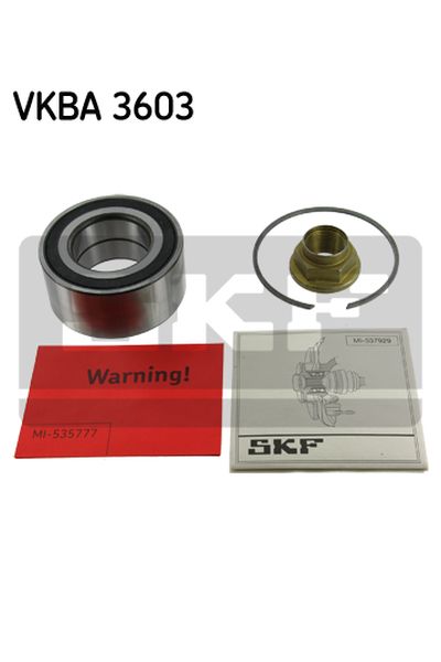 kit cuscinetto ruota skf vkba 3603