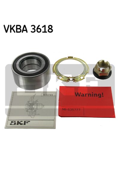 kit cuscinetto ruota skf vkba 3618