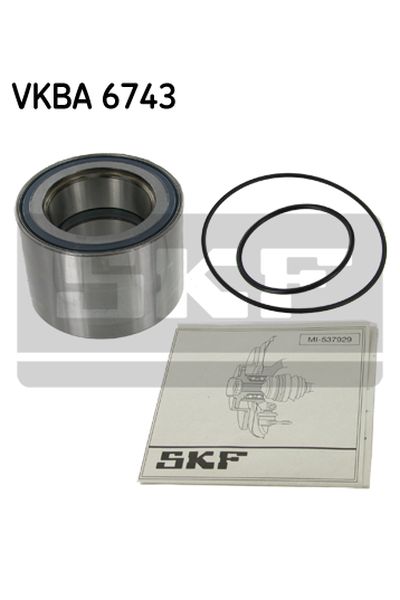 kit cuscinetto ruota skf vkba 6743