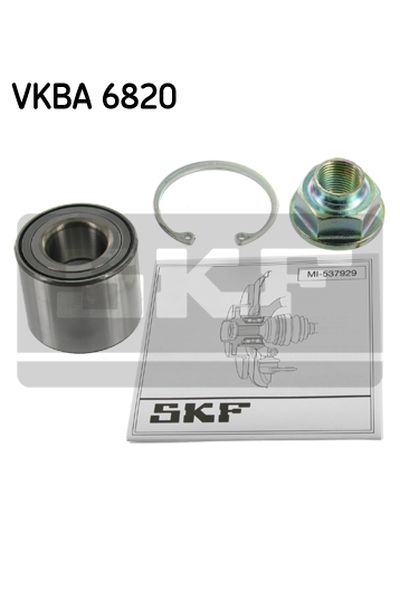kit cuscinetto ruota skf vkba 6820