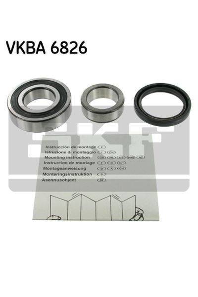 kit cuscinetto ruota skf vkba 6826