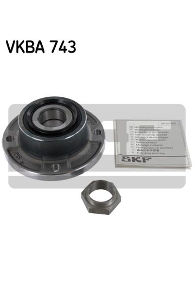 kit cuscinetto ruota skf vkba 743