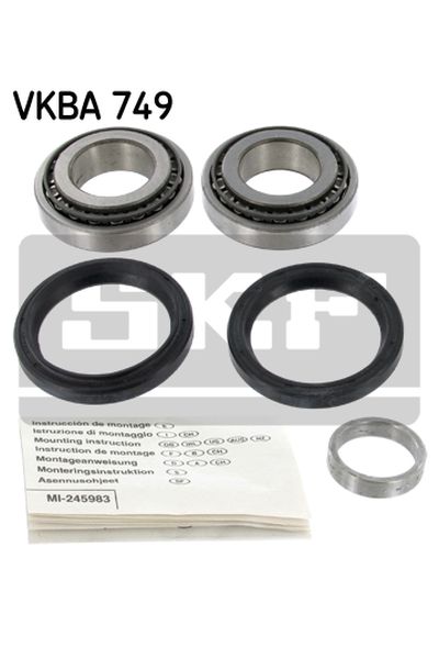 kit cuscinetto ruota skf vkba 749