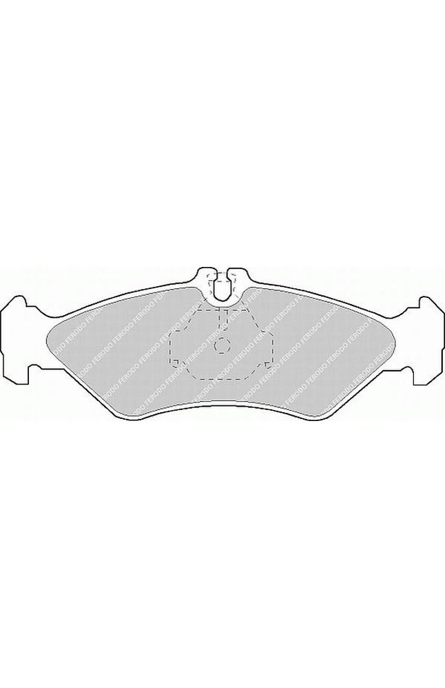 kit pastiglie freno, freno a disco ferodo fvr1039