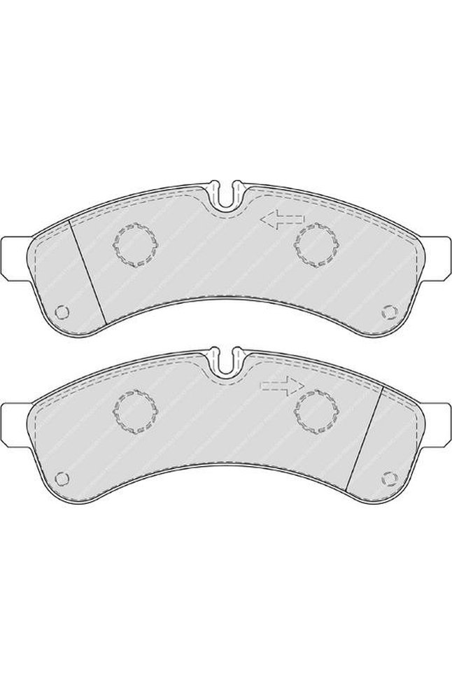 kit pastiglie freno, freno a disco ferodo fvr4039
