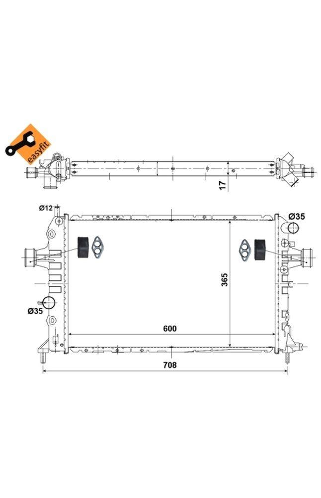 radiatore, raffreddamento motore,nrf