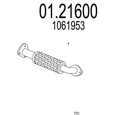 tubo gas scarico mts 01.21600
