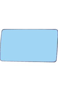 VETRO SPECCHIO LATERALE CON ATTACCHI TERMICA LATO DESTRO (PASSEGGERO) depo