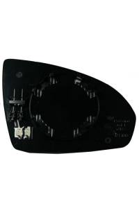 VETRO SPECCHIO LATERALE CON ATTACCHI TERMICA LATO DESTRO (PASSEGGERO) depo