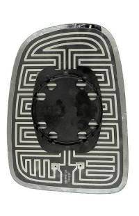 VETRO SPECCHIO LATERALE CON ATTACCHI TERMICA LATO DESTRO (PASSEGGERO) depo