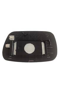 VETRO SPECCHIO LATERALE CON ATTACCHI TERMICA LATO DESTRO (PASSEGGERO) depo