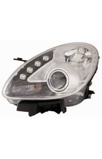 PROIETTORE H7-H1 CON MOTORE ELETTRICO A LED LATO DESTRO (PASSEGGERO) depo