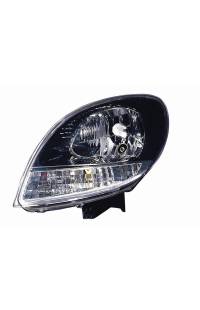 PROIETTORE H4 INDICATORE DI DIREZIONE BIANCO PREDISPOSIZIONE PER REGOLAZIONE ELETTRICO LATO DESTRO (PASSEGGERO) depo