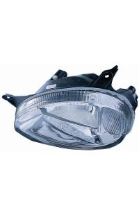 PROIETTORE H4 PARABOLA CROMATA LATO DESTRO (PASSEGGERO) depo