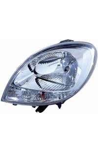 PROIETTORE H4 INDICATORE BIANCO PREDISPOSIZIONE REGOLAZIONE ELETTRICA LATO DESTRO (PASSEGGERO) depo