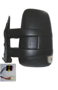 SPECCHIO RETROVISORE BR. CORTO C\FANALINO INTEG. LATO DESTRO (PASSEGGERO) depo