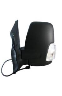 SPECCHIO RETROVISORE ELETTRICO TERMICO BRACCIO CORTO CON FANALINO BIANCO LATO DESTRO (PASSEGGERO) depo