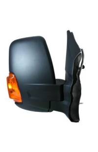 SPECCHIO RETROVISORE ELETTRICO TERMICO BRACCIO CORTO CON FANALINO ARANCIO LATO DESTRO (PASSEGGERO) depo