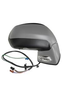SPECCHIO RETROVISORE ELETTRICO TERMICO RICHIUDIBILE CON TASTO MEMORIE POSIZIONI CON FANALINO E LUCE CORTESIA LATO DESTRO (PASS depo