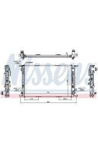 Radiatore, Raffreddamento motore NISSENS
