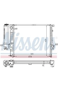 Radiatore, Raffreddamento motore NISSENS