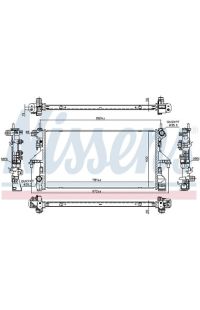 Radiatore, Raffreddamento motore NISSENS