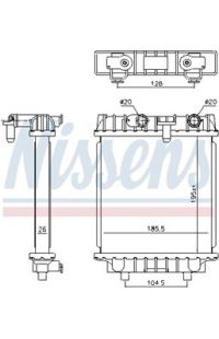 Radiatore, Raffreddamento motore NISSENS