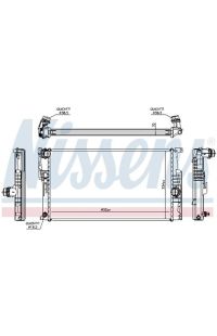 Radiatore, Raffreddamento motore NISSENS