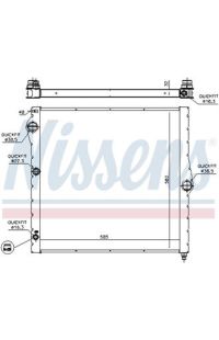 Radiatore, Raffreddamento motore NISSENS