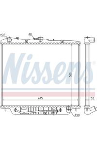Radiatore, Raffreddamento motore NISSENS