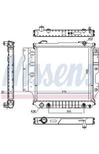 Radiatore, Raffreddamento motore NISSENS
