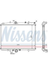 Radiatore, Raffreddamento motore NISSENS