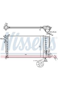 Radiatore, Raffreddamento motore NISSENS