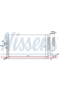 Radiatore, Raffreddamento motore NISSENS