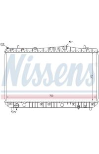 Radiatore, Raffreddamento motore NISSENS