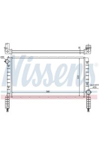 Radiatore, Raffreddamento motore NISSENS
