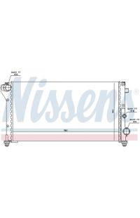 Radiatore, Raffreddamento motore NISSENS