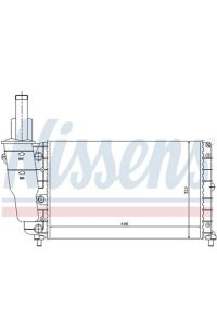 Radiatore, Raffreddamento motore NISSENS