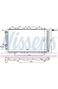 Radiatore, Raffreddamento motore NISSENS